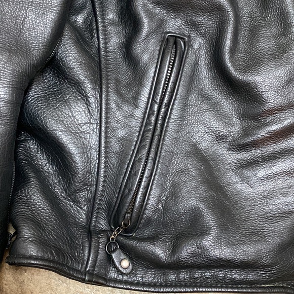 SOLD on eBay. Vanson Leathers Drifter Mk2 Blacked Out Leather Motorcycle Jacket. - Picture 2 of 11